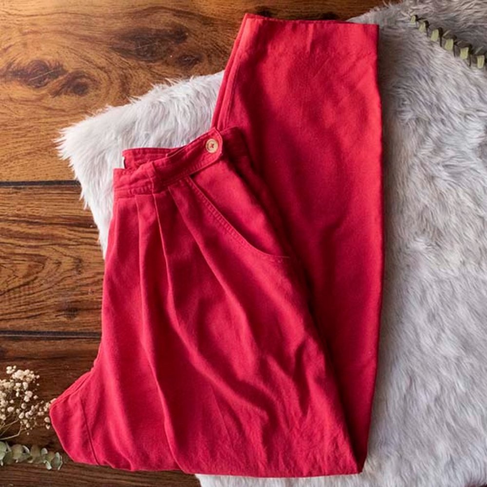 100% silk liz claiborne trousers